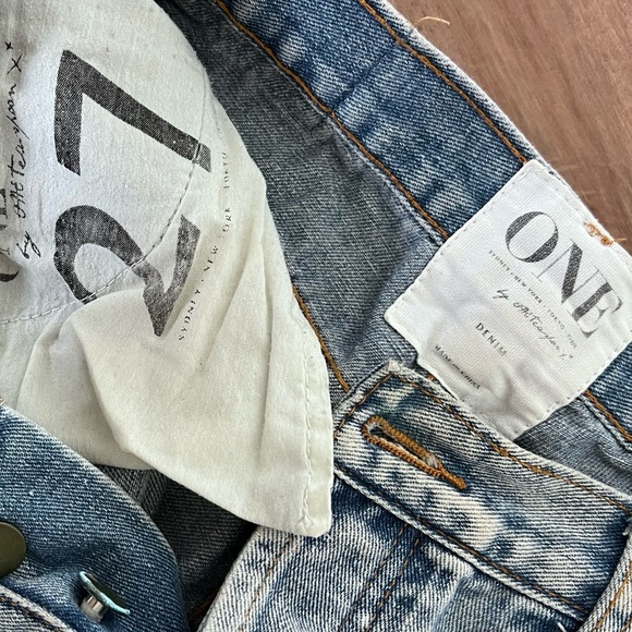 One Teaspoon bandit denim shorts - Picture 3 of 5